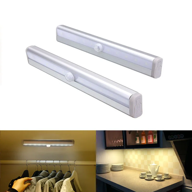 Светодиодный датчик движения PIR светодиодный светильник для шкафа