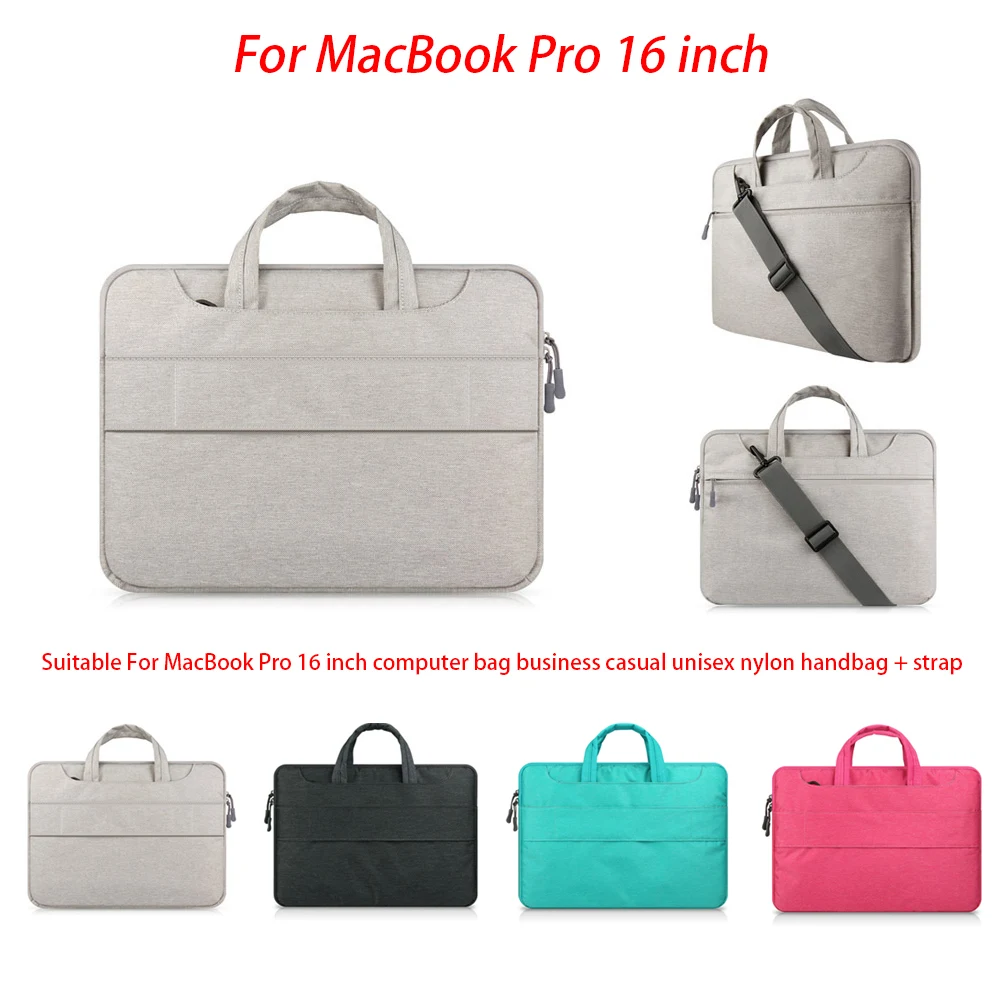 Для MacBook Pro 16 дюймов сумка для компьютера деловая повседневная унисекс нейлоновая