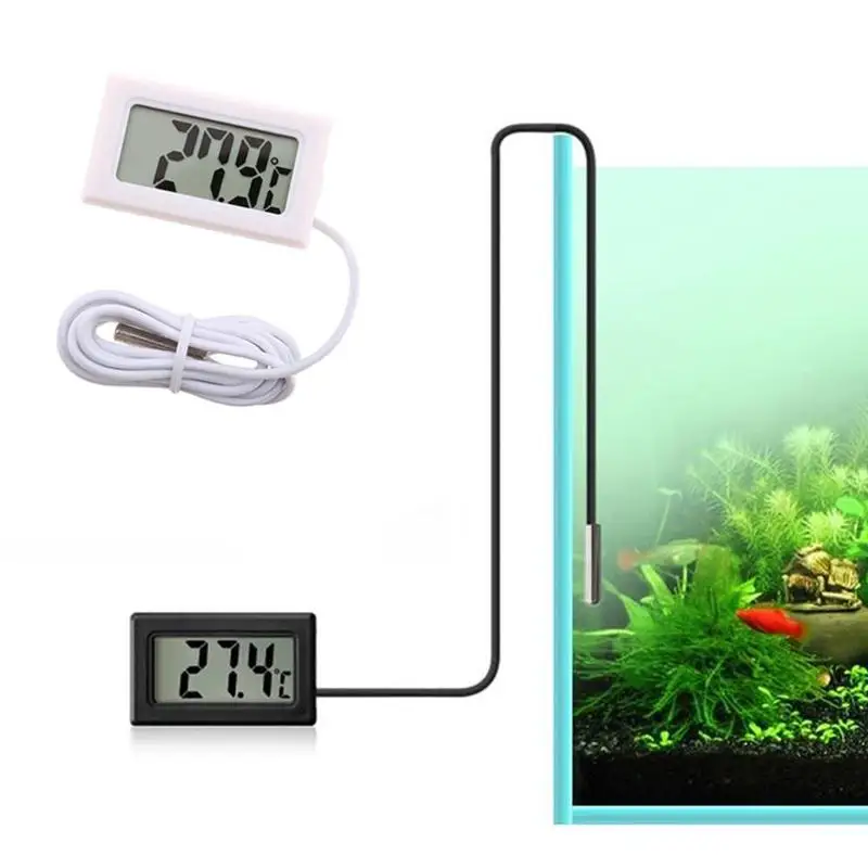 

Водонепроницаемый цифровой термометр с ЖК-дисплеем, аквариумный электронный точный прибор для измерения температуры аквариума с зондом