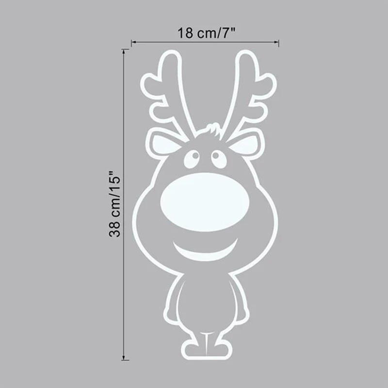 

Window Glass Wall Stickers Kids Room Decoration Shop Glass Door Sticker Christmas Decoraton Animals Wall decals