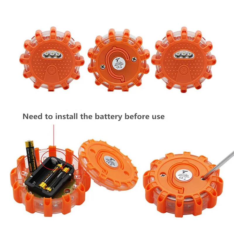Светодиодный красный осветительный светильник для дорожного движения аварийный