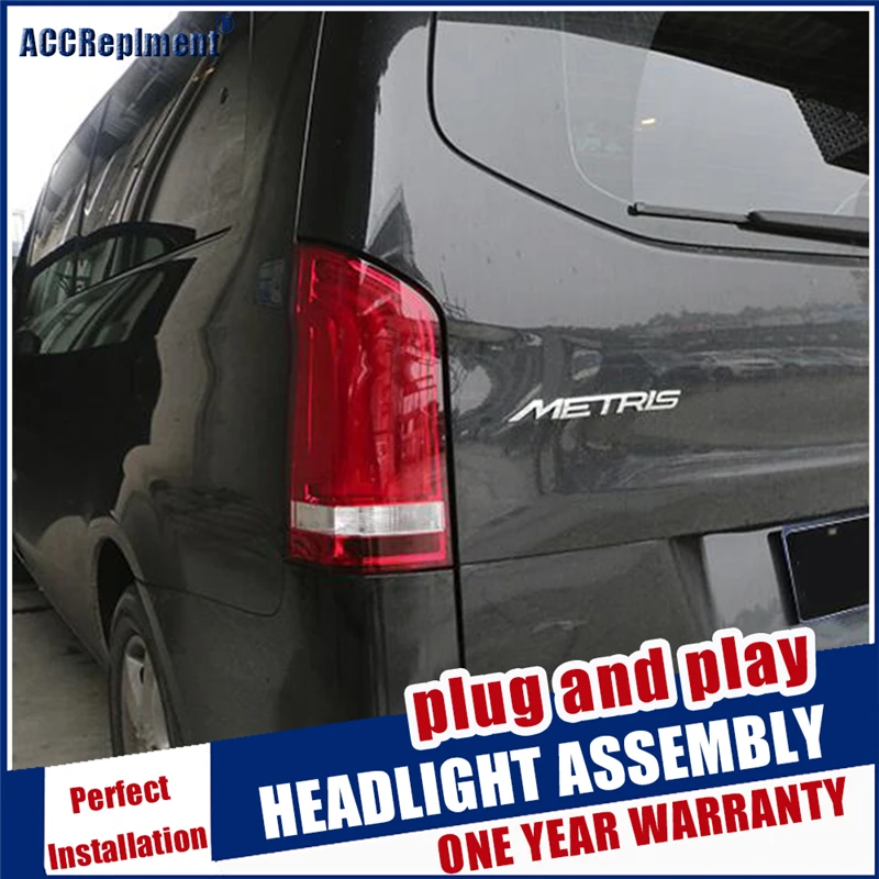 Dynamic turn signal taillights For Mercedes-Benz Vito Metris led Tail light Assembly DRL+Brake+Reverse lights 2016-2019 | Автомобили и