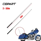 Антенна для Harley Touring Road Street Glide Electra 1986-2021 2020 2019 2x33 ''AM FM короткая Проводная антенна для мотоцикла