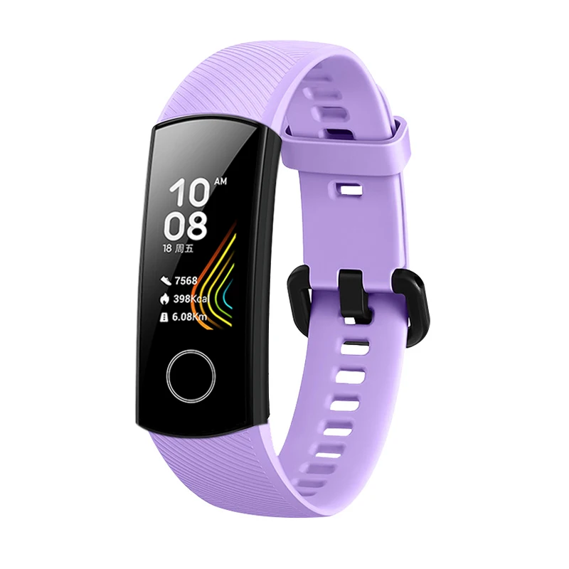 Силиконовый ремешок на запястье для huawei Honor Band 5 спортивный браслет ремешок для huawei Honor Band 5 Band 4 стандартная версия аксессуары