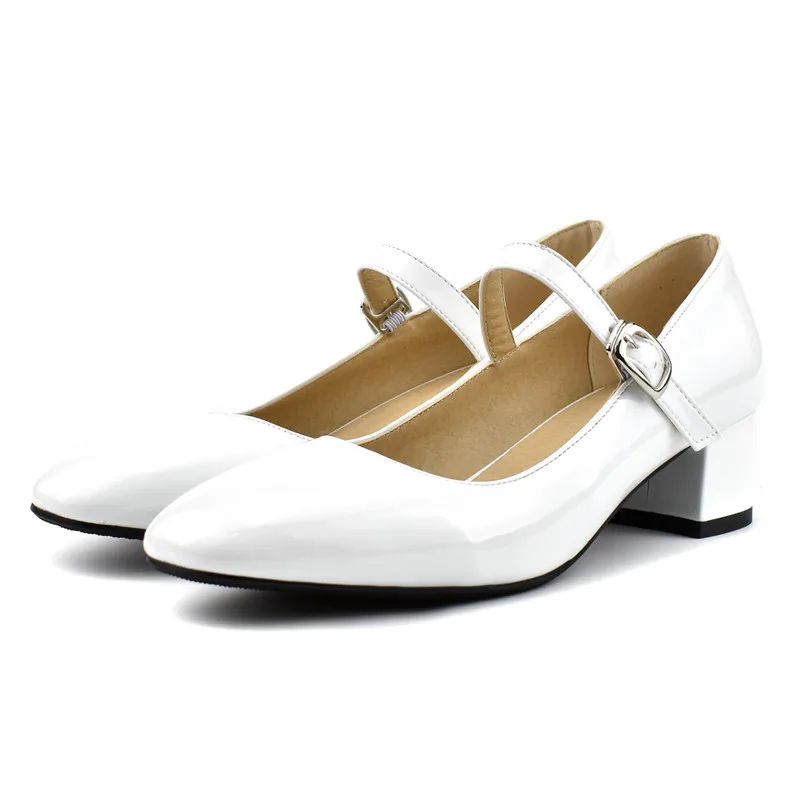 MEMUNIA 2020 new arrive women pumps solid colors spring summer single shoes buckle simple comfortable Mary Jane Shoes woman | Обувь