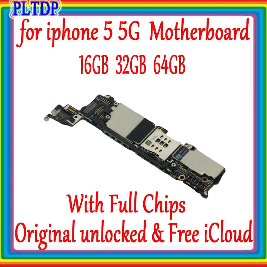 Материнская плата для iphone 4 4S 5 5C 5S 5SE разблокированная | Мобильные телефоны и