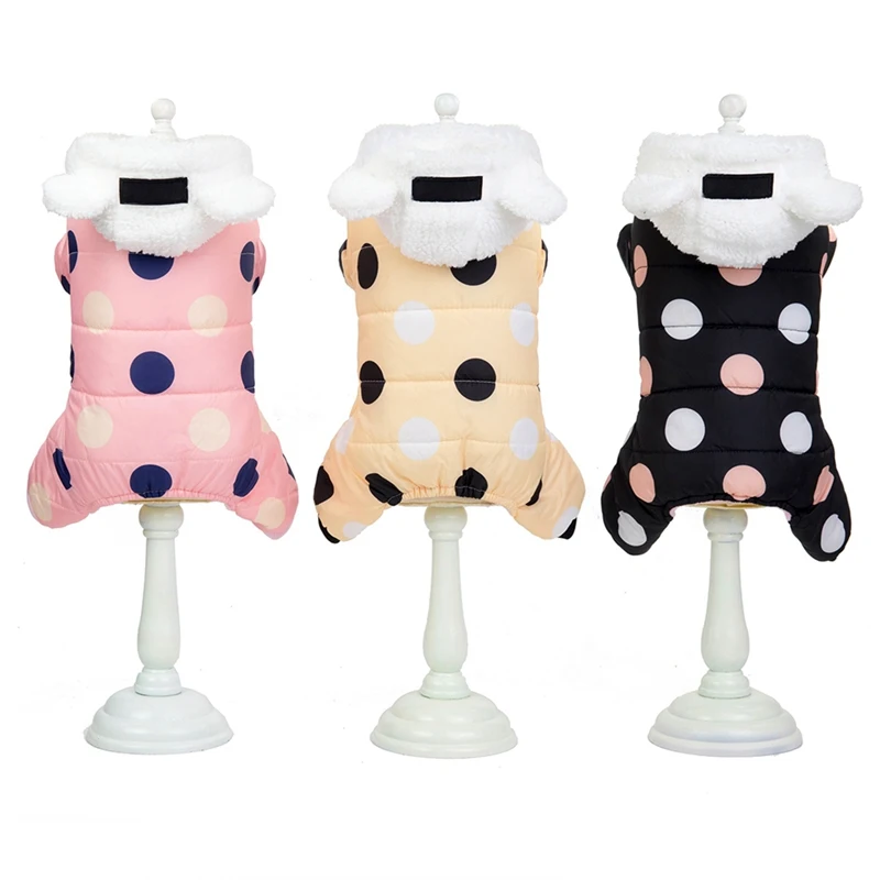 

Winter Warm Pet Dog Clothes Coat Outerwear Thicken Dog Clothing Jacket Pet Cat Dog Products Clothes For Dogs Puppy Jumpsuit