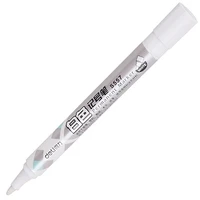 1pc portable white permanent marker pens chalk blackboard glass window car tyre tire tread rubbe pens office school supplies