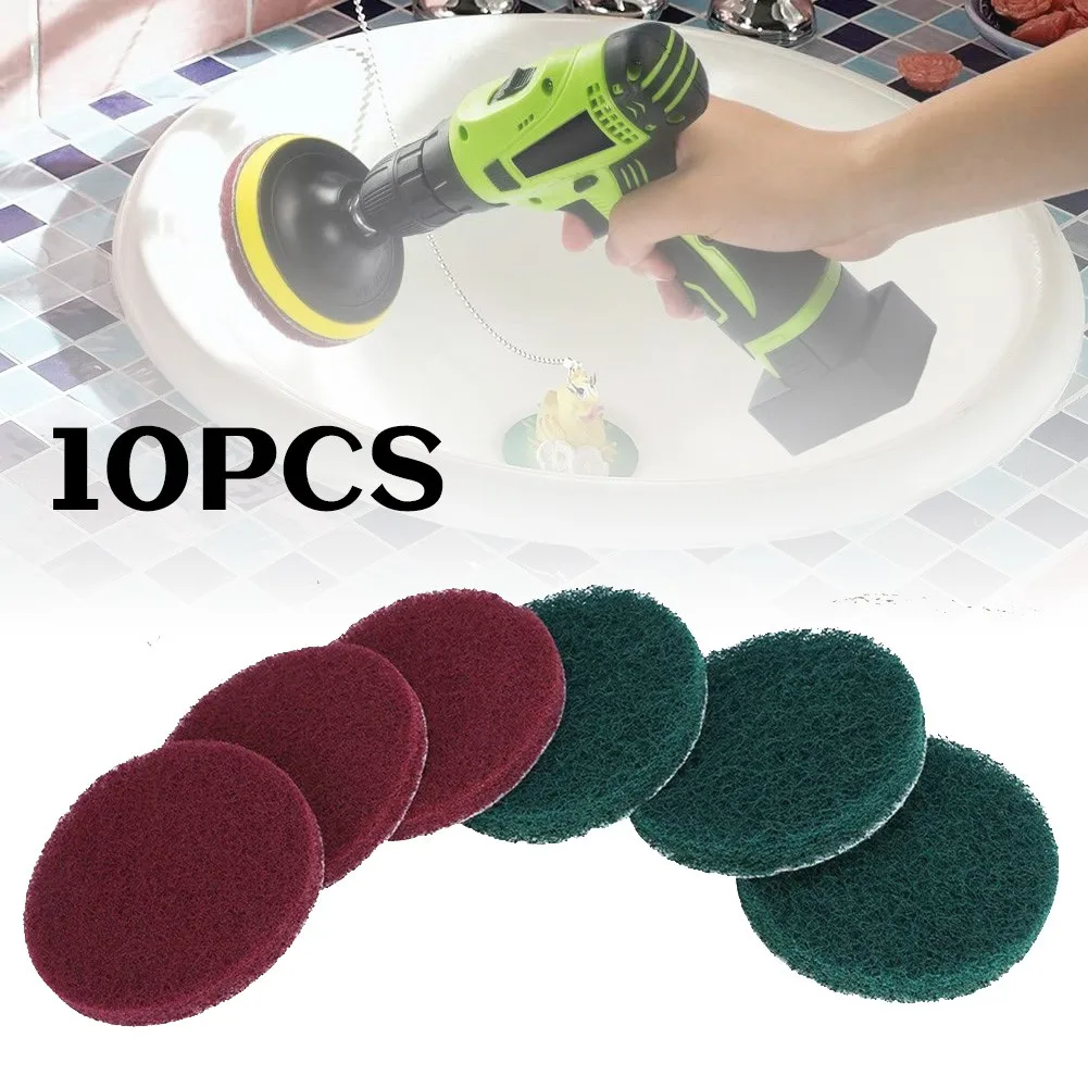 

Scrubber 10pcs Wet Or Dry 4 Inch 240/400 Grits Drill For Angle Grinder