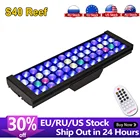 PopBloom лампа для подсветки аквариума светодиодная аквариумная морская лампа риф аквариумный риф резервуар, аквариум led свет морской аквариум дистанционное управление