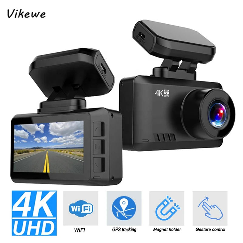 2020 Новый Wi Fi GPS Ultra HD 4K 3840*2160P 30 кадров в секунду Автомобильный видеорегистратор DVR