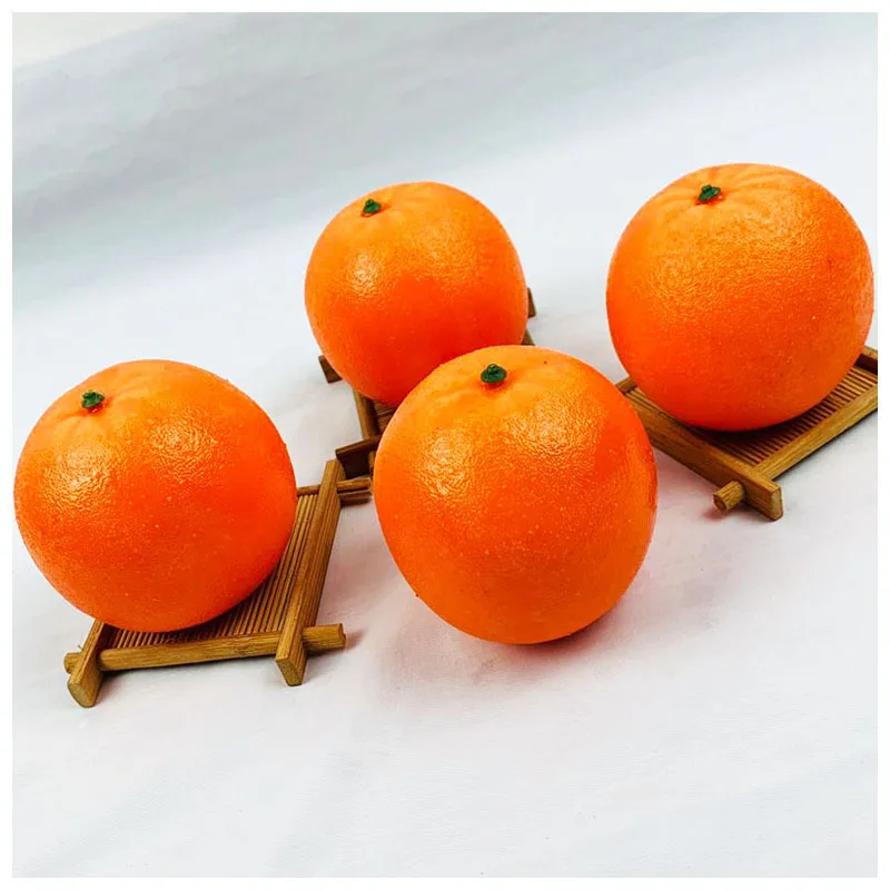 Искусственные апельсины 5 шт. 8 см украшение для дома сада спальни гостиной