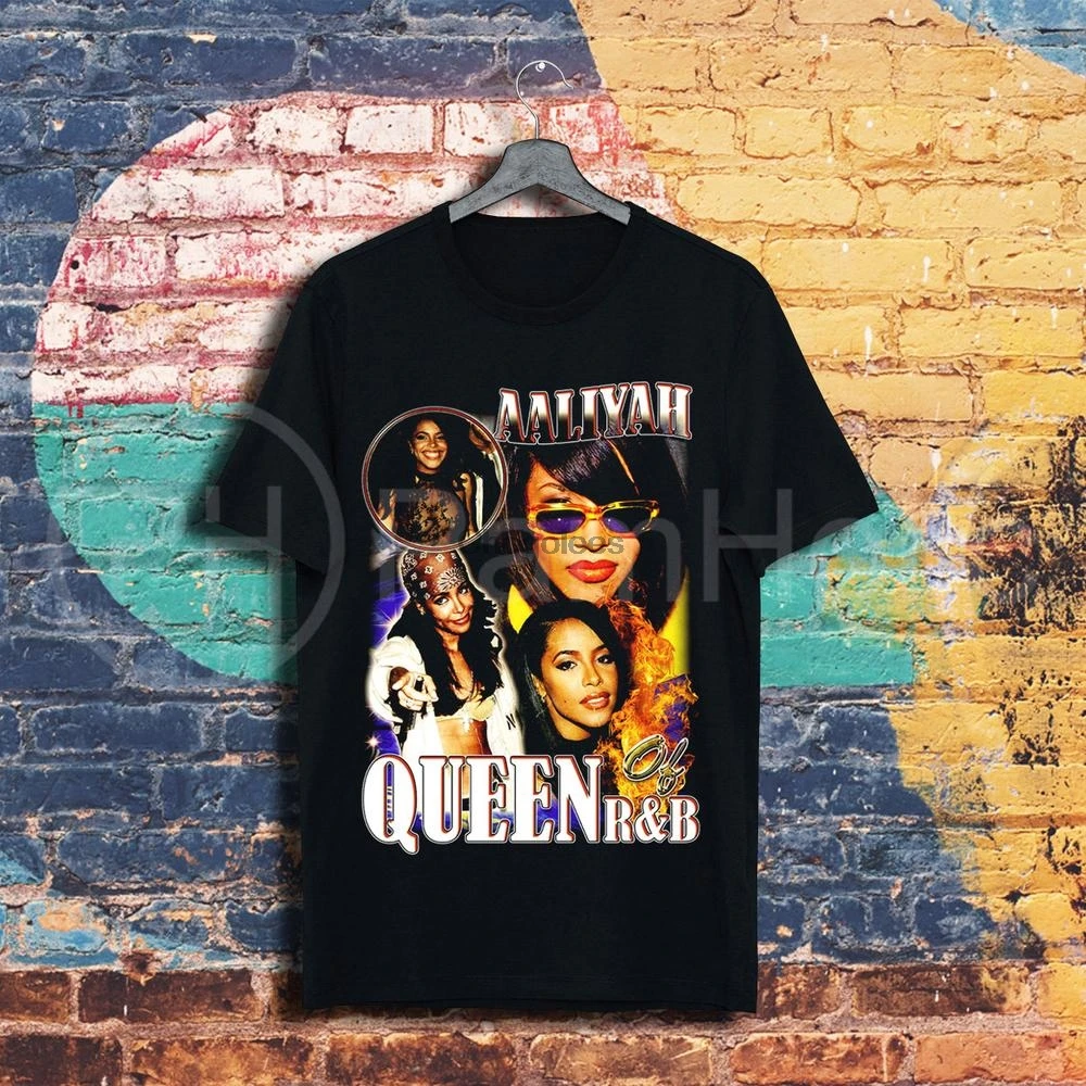 Футболка Queen R & B 90 х в стиле ретро для мужчин и женщин винтажная тенниска