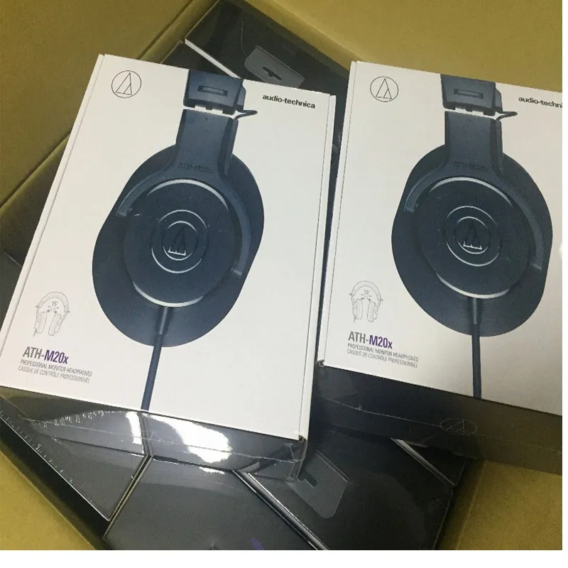 Оригинальные наушники Audio Technica ATH M40X M20X гарнитура для профессионального монитора