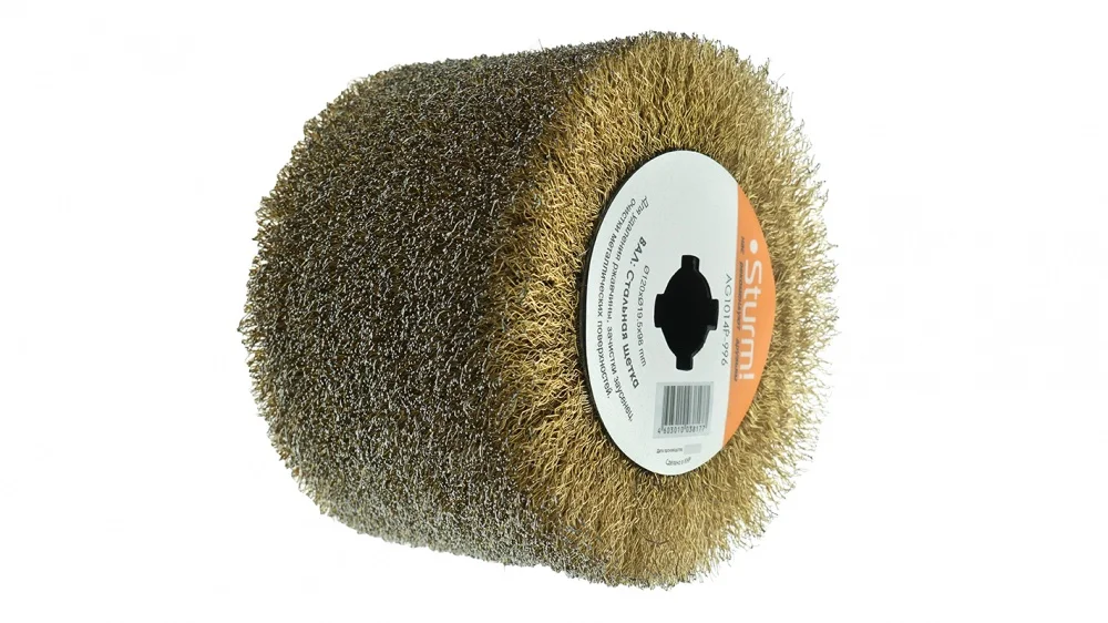 Щетка Железный провод d=120мм удал.ржав зачистка заусенец очистки мет.поверх Sturm!