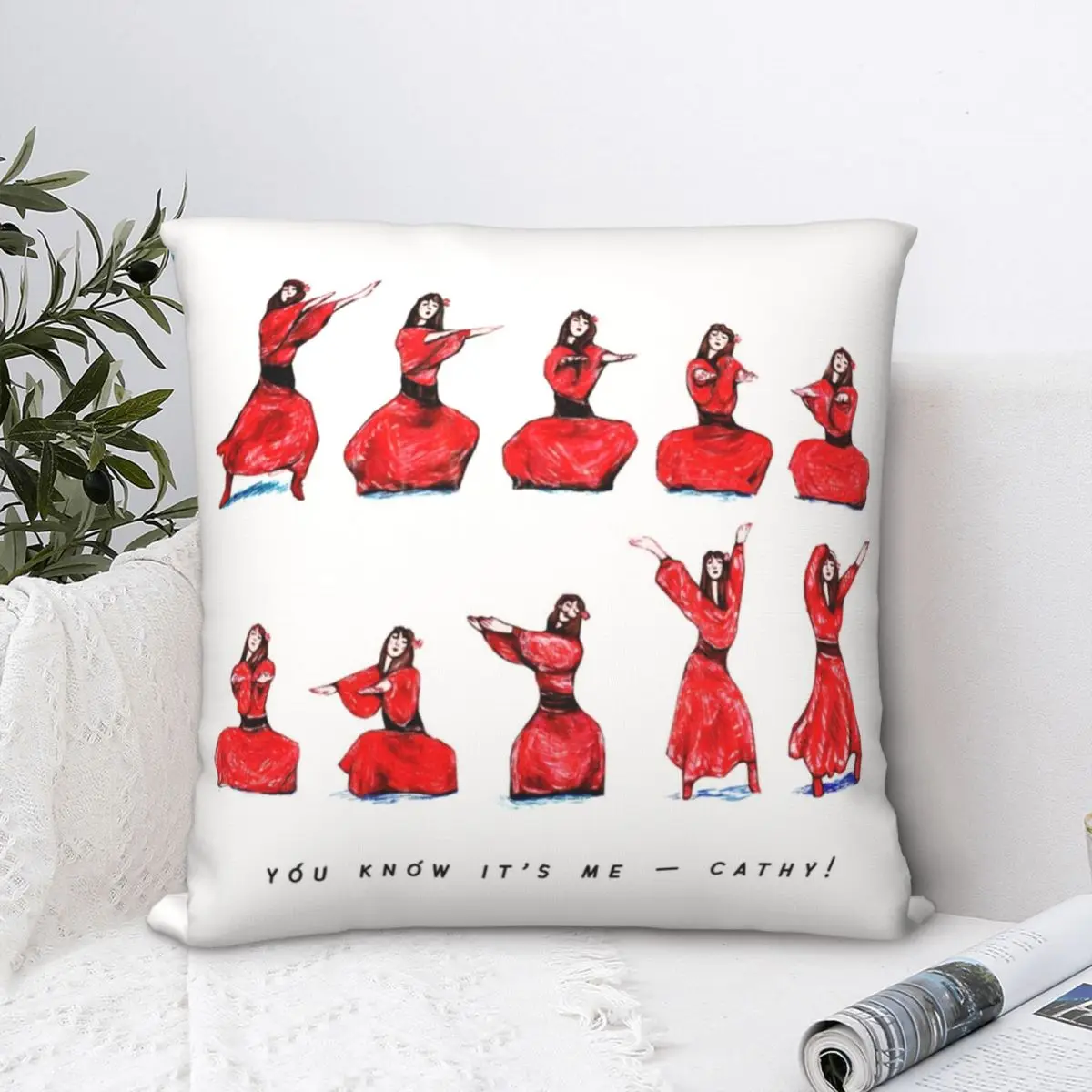 Kate Bush Wuthering высокий танцевальный квадратный чехол для подушки Чехол удобный из