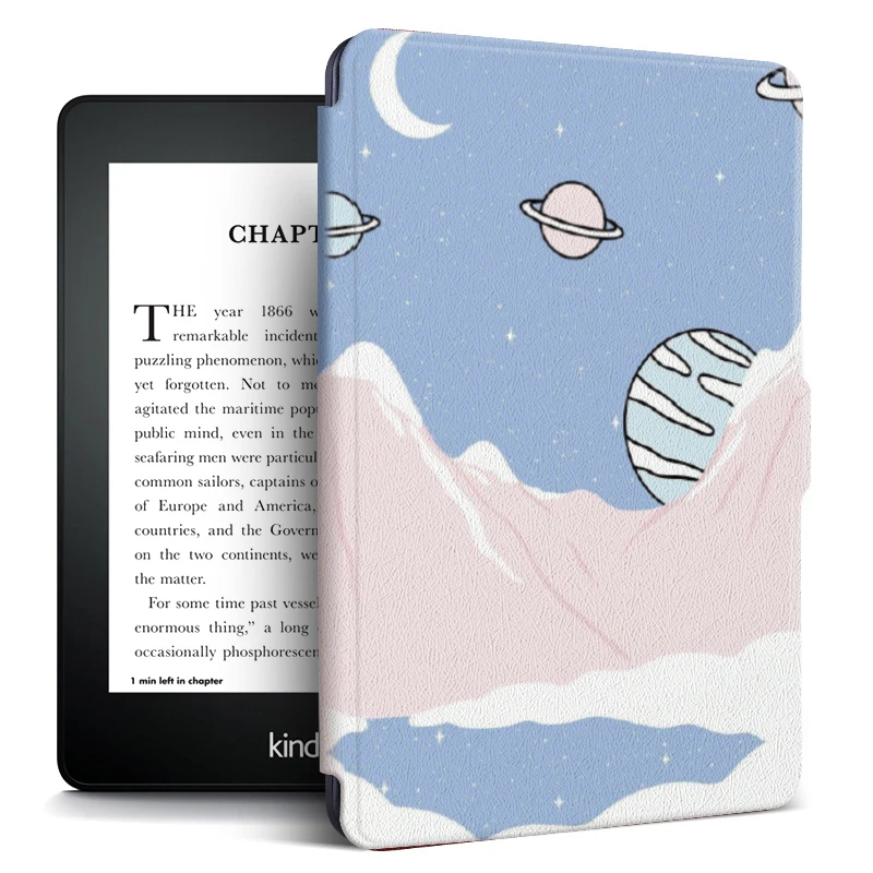 Тонкий Магнитный смарт чехол для Amazon Kindle Paperwhite 4 2018 нового 10th Gen автоматический