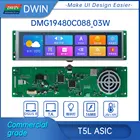 Сенсорная панель DWIN T5L, 8,88 дюйма, TFT ЖК-дисплей, разрешение 1920x480, 16,7 М цветов, IPS-экран, высокое качество, дисплей HMI Wi-Fiдинамик