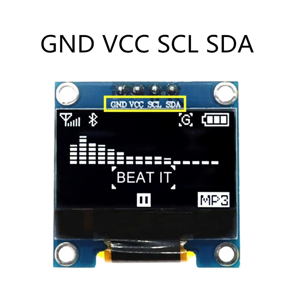 OLED дисплей 0 96 дюйма ЖК экран 12864 SSD1306 модуль дисплея IIC SPI HD выделение овальной