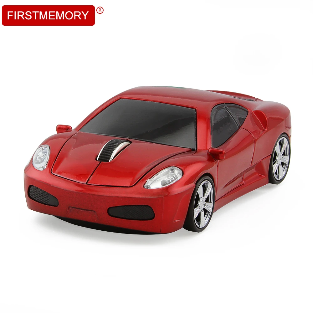 Спортивная компьютерная мышь для автомобиля беспроводная 3 кнопки оптическая ПК