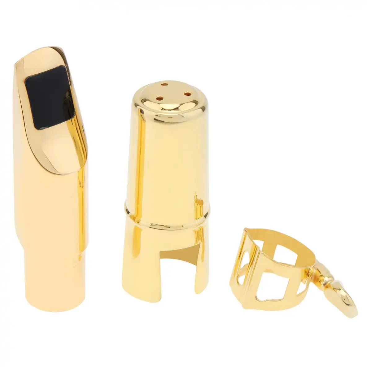 Профессиональный высококачественный позолоченный металлический мундштук Sax