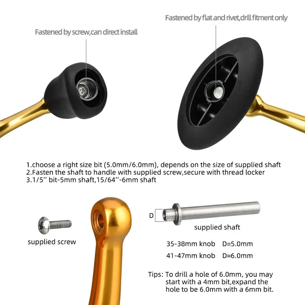 Gomexus ручка катушки серебристо синий 41 мм для Shimano Daiwa Stradic FK спиннинга 1000 3000 прямая