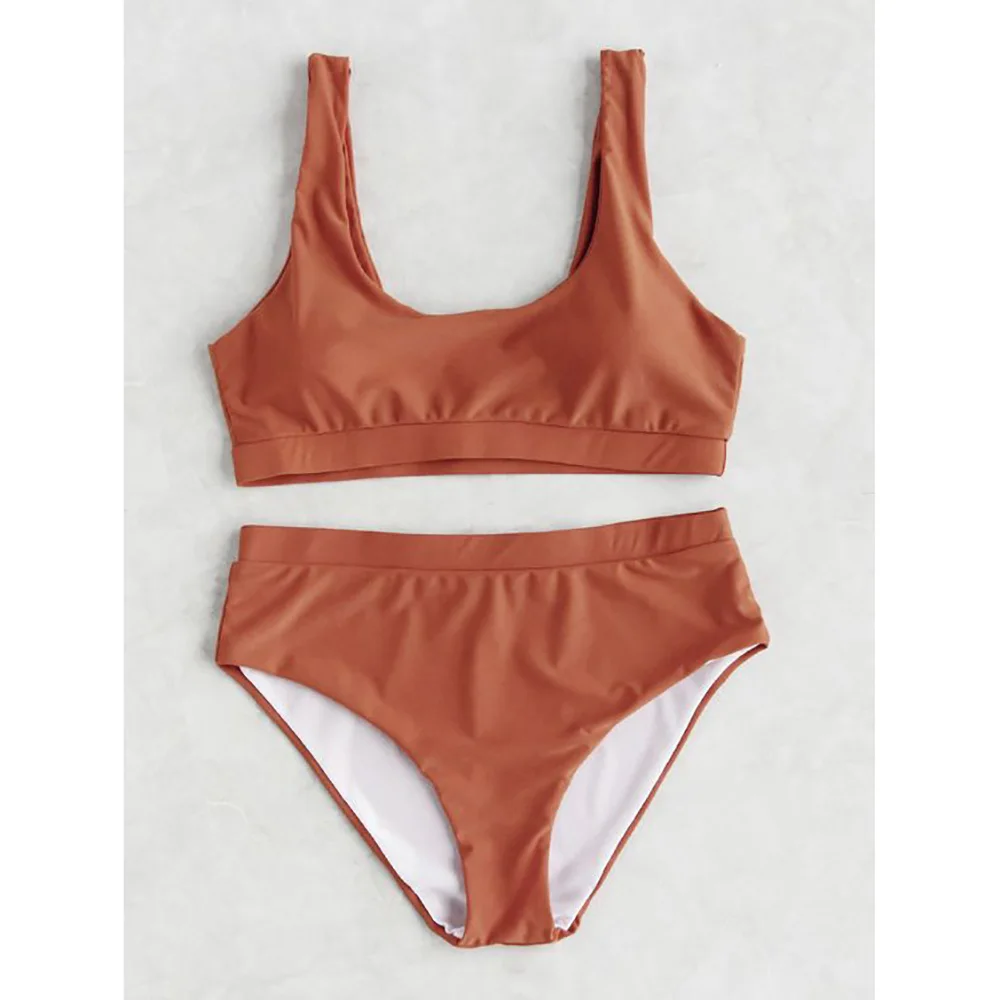 Новинка винтажное бикини женский купальник 2020 Холтер пуш ап набор ретро средняя