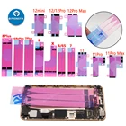 5 шт.лот наклейка на аккумулятор для iPhone 12 11X8 Plus 8 7Plus 7 6S 6P 6 двойная лента Натяжной клей детали