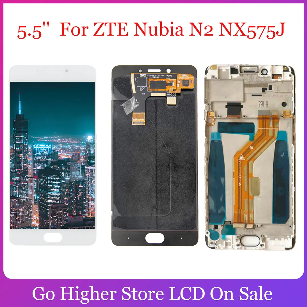 5 ''для ZTE Nubia N2 NX575J ЖК-дисплей кодирующий преобразователь сенсорного экрана в