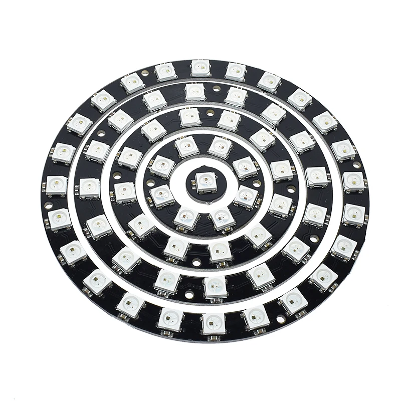 4, 8 12 16 каналов WS2812 WS2812B WS 2811 5050 RGB светодиодный светильник Панель модуль 5V 1Bit 4Bit 8Bit 12Bit 16Bit 24Bit Радужный светодиодный точное