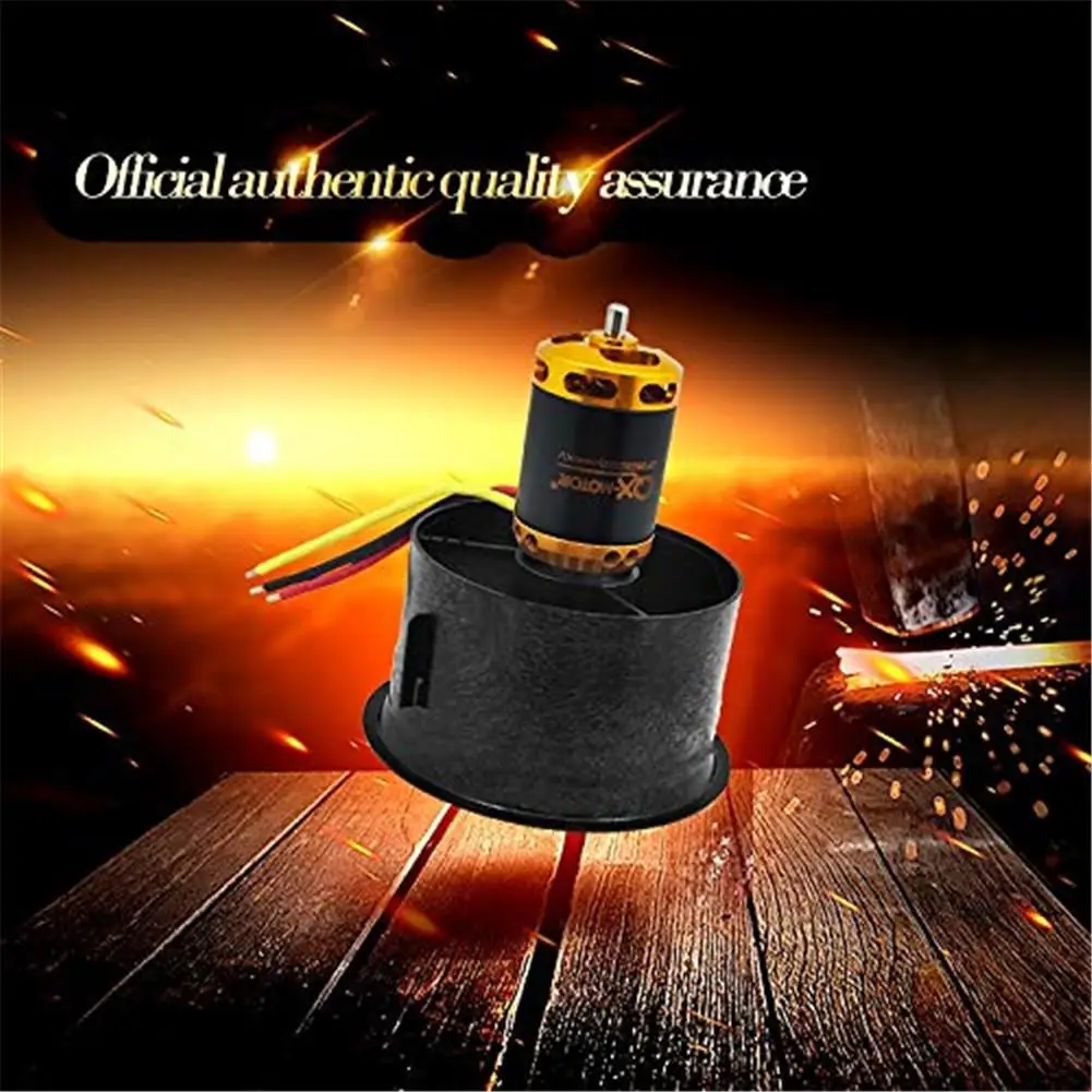 Kuulee QX-Motor new 64mm EDF 12 leaf set QF2822-4300kv 3s upgrade section edf 64mm ducted fan