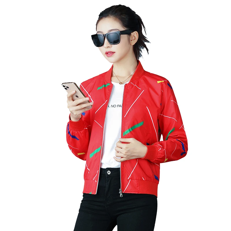 

Куртка женская демисезонная, новинка 2020, Студенческая бейсбольная форма, универсальная рубашка на молнии, женская маленькая куртка, Коротк...