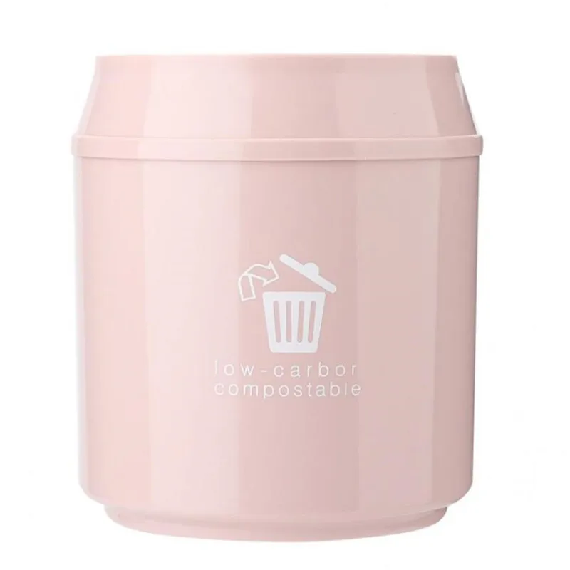 

Пластиковая мини-корзина для мусора с крышкой, в скандинавском стиле, для офиса, ванной, кухни, гостиной, спальни, дома