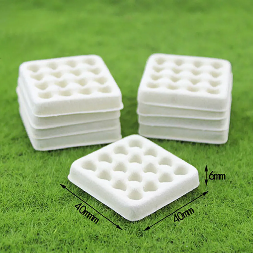 

Миниатюрные аксессуары для кукольного домика, пустой мини лоток для яиц, модель кухонной мебели, игрушки для украшения кукольного домика, 1 ...