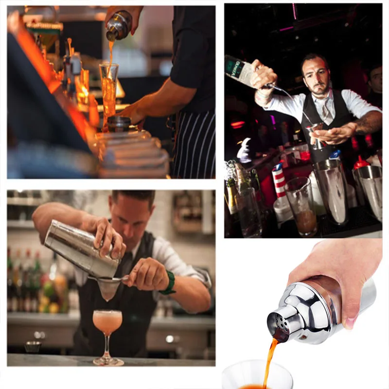 11 шт. 750 мл Нержавеющая сталь шейкер Бар Набор вино Миксер для напитков