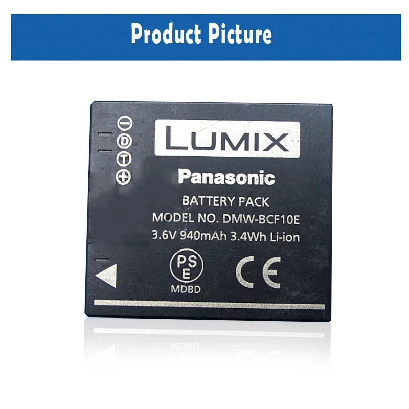 Аккумуляторная литий ионная батарея Panasonic Lumix|Перезаряжаемые батареи| |