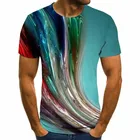 Мужская летняя футболка, 2021, с 3D-принтом, модный универсальный Повседневный Топ с круглым вырезом и короткими рукавами, Xxs-6xl