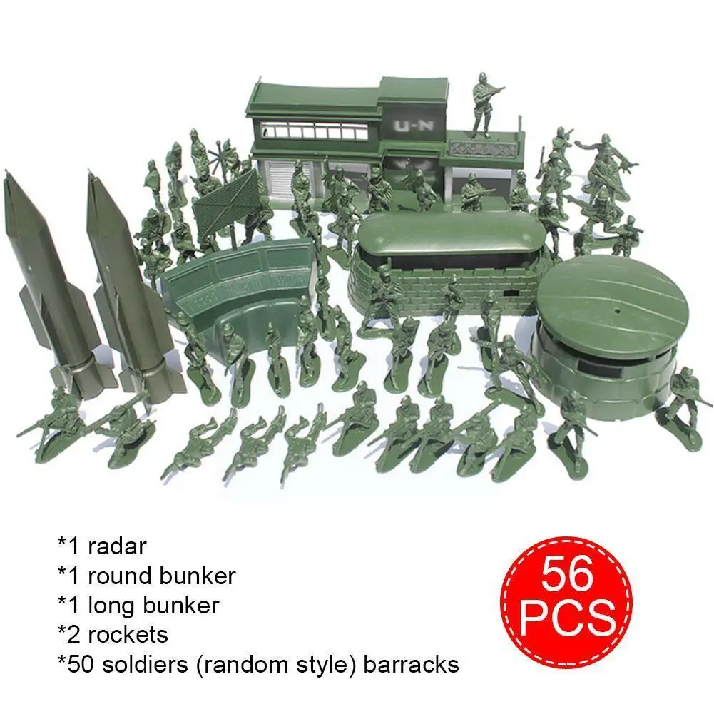 

Military Model Set Building Blocks Dolls Action Figures Toys Table Gift Model Military Plastic For Kids Sand Collective Toys