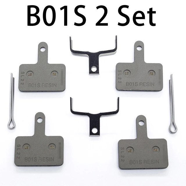 2 пары shimano B01S тормозные колодки из смолы дисковые Тормозные колодки для MTB MT200/M315/M355/M395/M446/M575/M486/M485/M445 - Цвет: B01S 2 Set