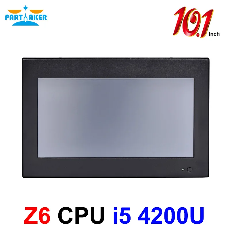 Partaker Z6 Touchscreen Resistivo A 4 Fili Made-In-China Da 10.1 Pollici Intel Core I5 4200U Oem All In One Pc 2G Ram 32G Ssd