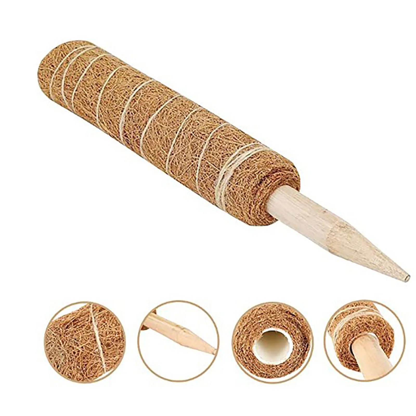 

Plant Climbing Pole Coir Moss Stick Coir Moss Palm Vines Stick Plant Support Extension Climbing Indoor Plants Creepers 1pcs