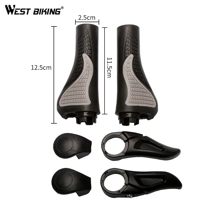 Противоскользящие эргономичные велосипедные ручки MTB резиновые для руля детали