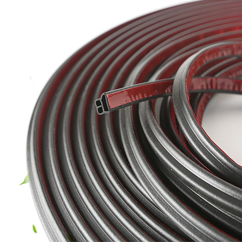 

Universal DIY Car Stickers Door Seal Strips Sticker Weatherstrip Rubber Seals Sound Insulation Automobiles Interior Accessories
