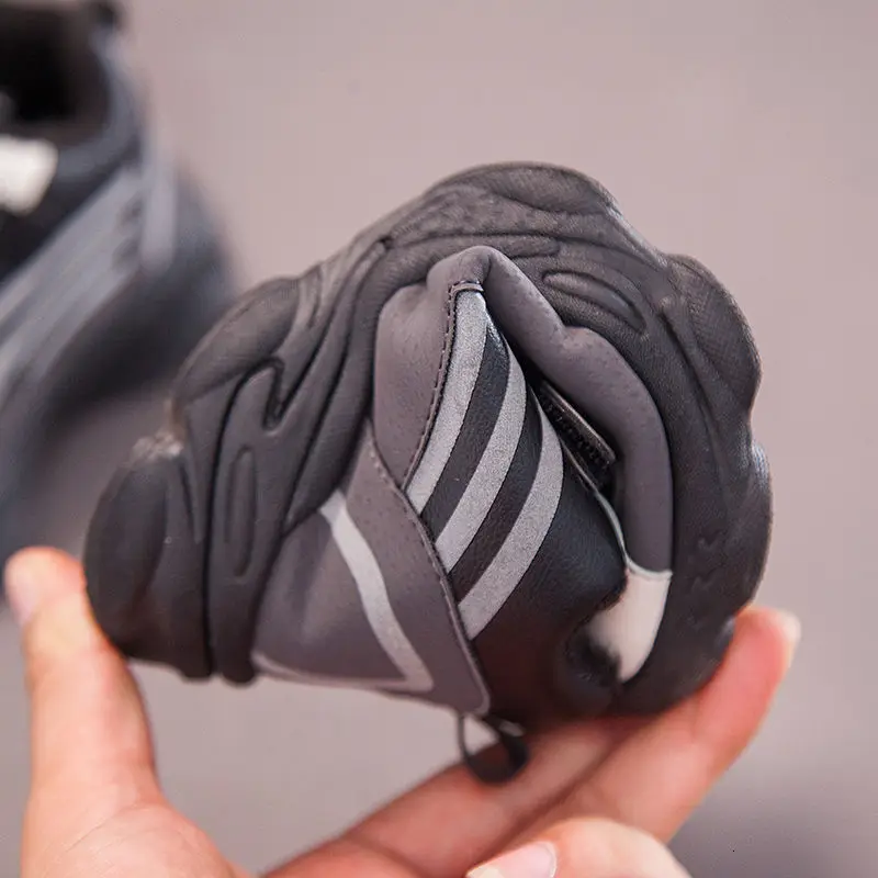 Детские кроссовки обувь для девочек сезон осень-зима Теплая Повседневная