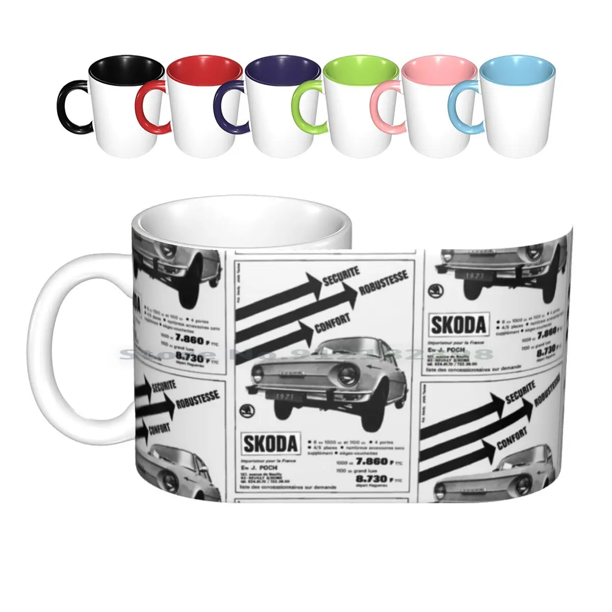 

Skoda 1000mb Ceramic Mugs Coffee Cups Milk Tea Mug Skoda Estelle 1000 1000mb Rear Engine Small Family Car Cars Classic Classic