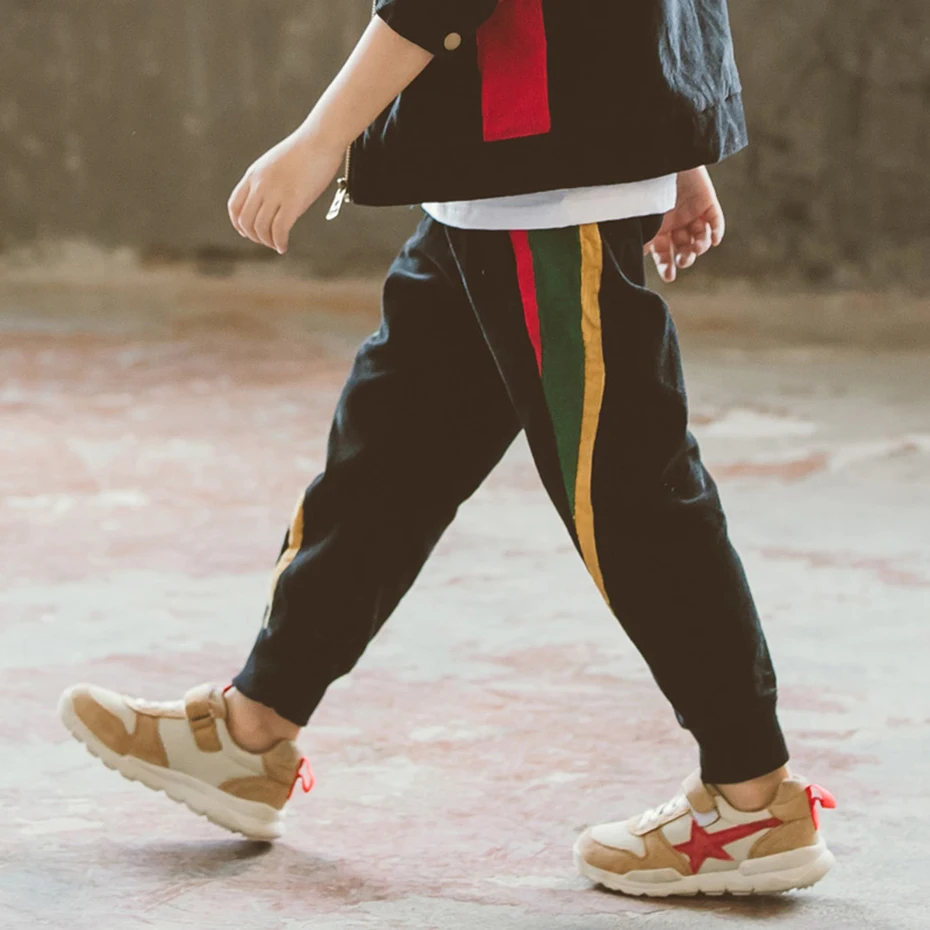 Штаны для мальчиков плотные вельветовые штаны детские средней посадки