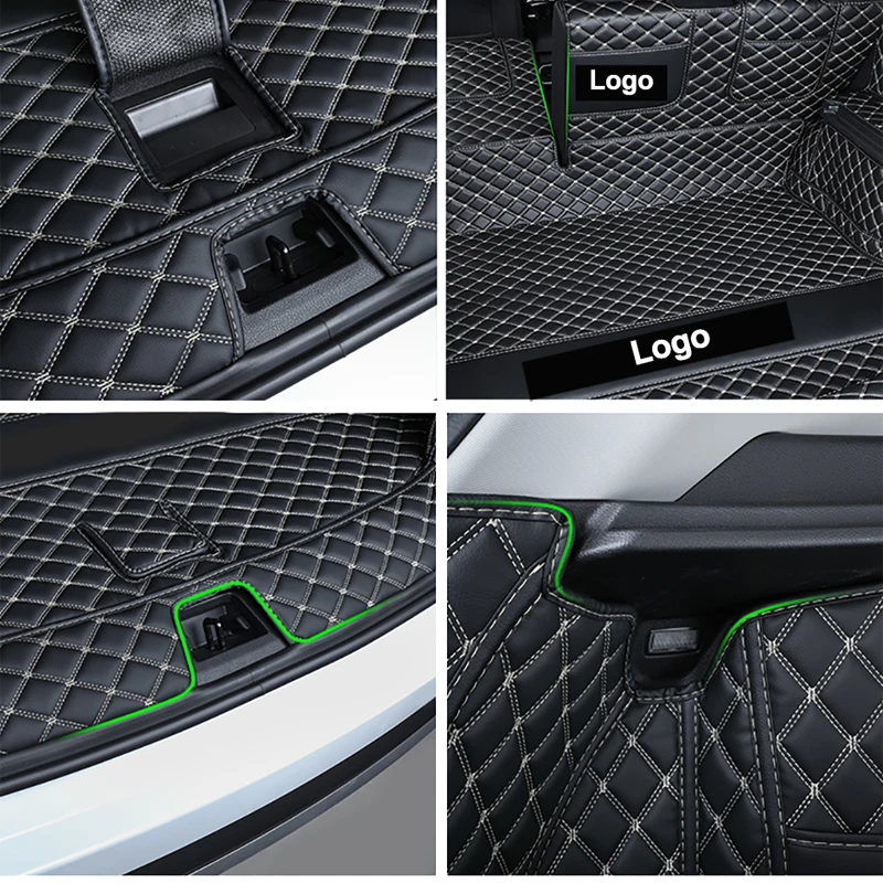 

kokololee leather car trunk mats for Haval H6 2011-2021 years cargo liner accessories interior boot
