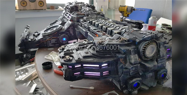 Terran Battlecruiser StarCraft Цифровой 3D Печатный файл для ЧПУ резьба рельеф Гараж Комплект Модель маршрутизатор STL формат GK T0020