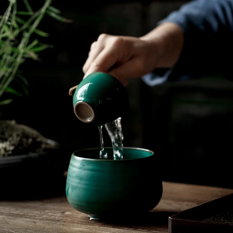 Кухонный Керамический Китайский Чайный набор кунг-фу приспособления для мытья