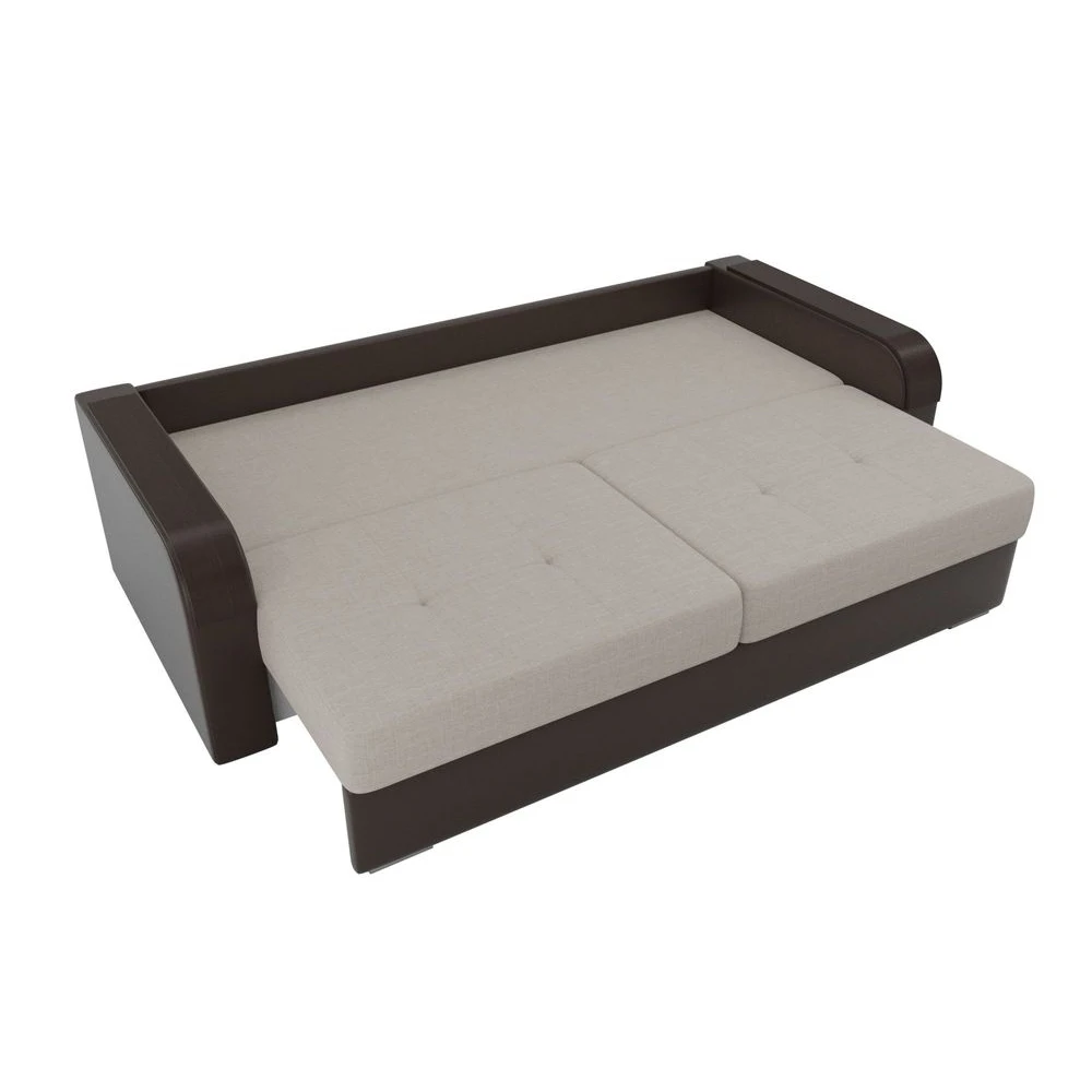 Прямой диван Лига Диванов Мейсон рогожка экокожа |